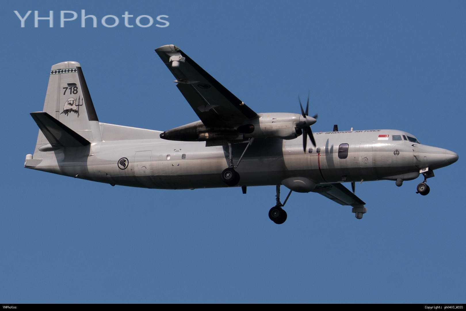 718新加坡空军fokker50
